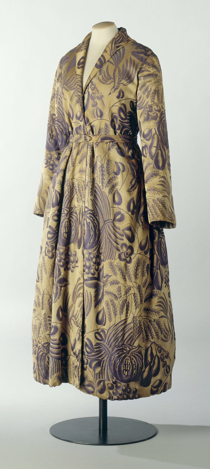 A dressing gown by Paul Poiret on display at the Musee de la Mode de la Ville de Paris at the Palais Galliera in Paris, late 20th century. 