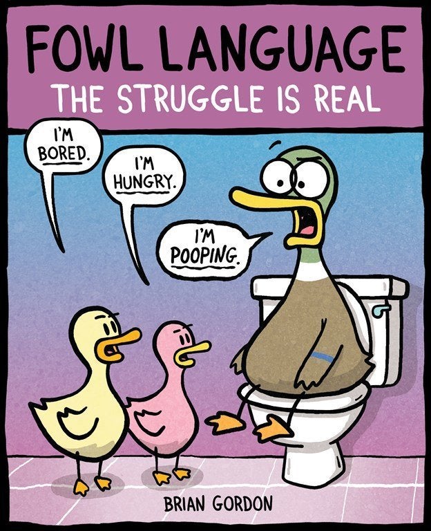 Gordon's newest book, Fowl Language: The Struggle Is Real, will be released on October 10.