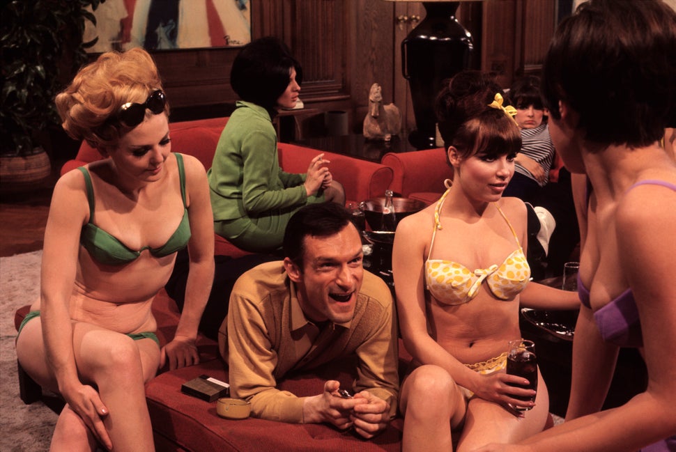 Burt Glinn, "Playboy founder, Hugh Hefner, at his mansion," Chicago, IL., USA, 1966