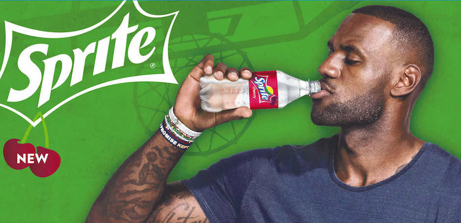 sprite ad lebron james