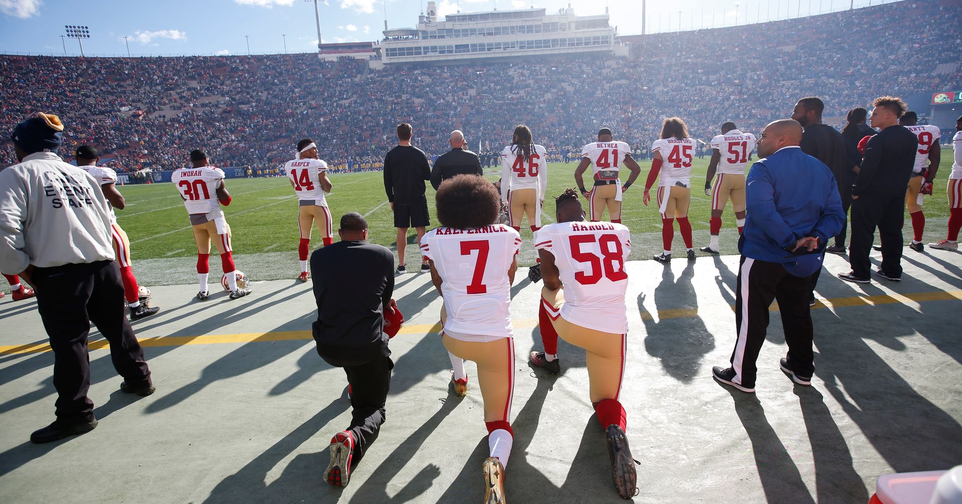 White Athletes Still Standing For The Anthem Are Standing For White ...