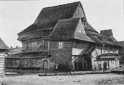 Wooden Shul - Zabludow Poland - 1930’s YIVO archives www.yivo.org