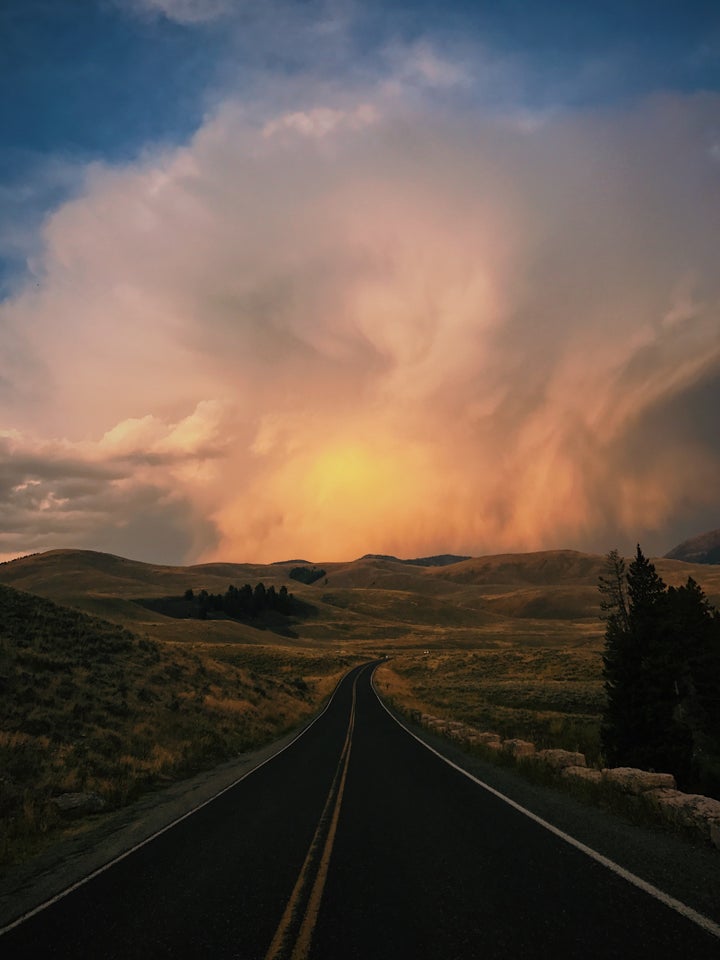 Storm clouds in Lamar Valley