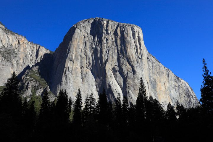 Andrew Foster was killed after a rock fall at El Capitan in Yosemite National Park (file picture) 