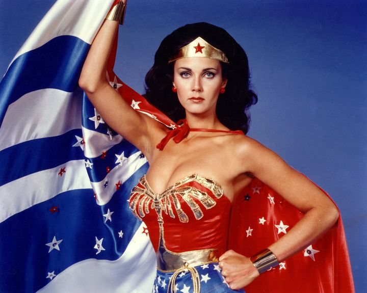 Lynda as Wonder Woman in the 1970s