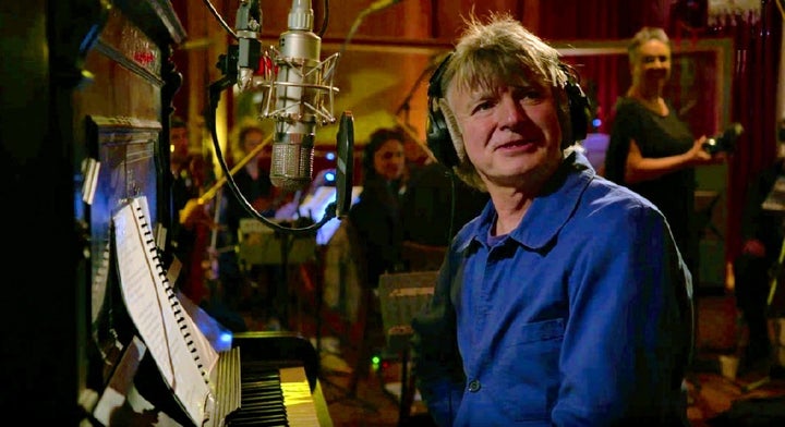 Neil Finn at the piano in his Auckland studio during the recording of Out of Silence. 