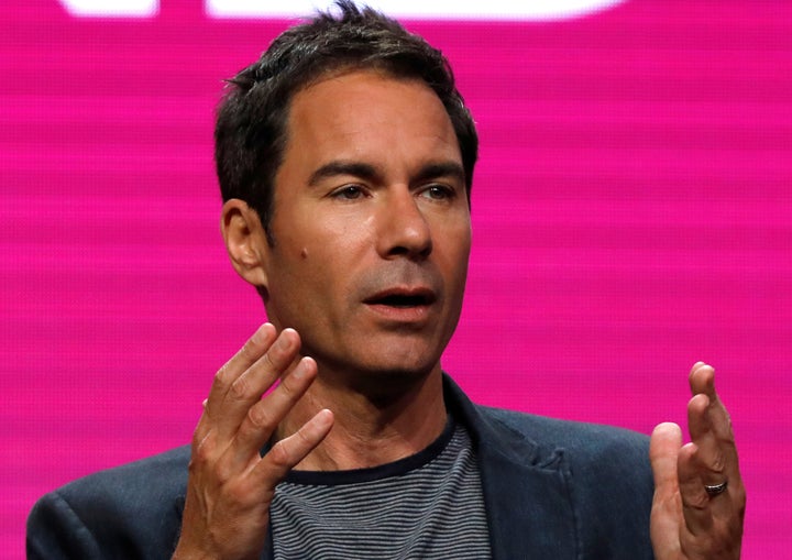 Cast member Eric McCormack attends a panel for the television series "Will & Grace" during the TCA NBC Summer Press Tour