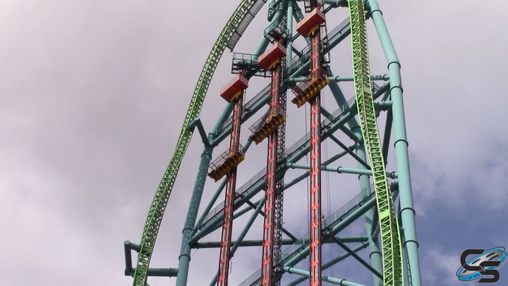 Zumanjaro: Drop of Doom at Six Flags Great Adventure. This particular drop tower is the worlds tallest, and happens to be built into the worlds tallest coaster, Kingda Ka.