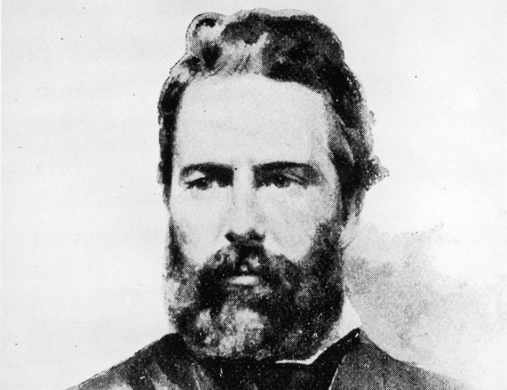 Herman Melville, novelist, whaling boat seafarer www.historythings.com