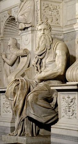 Michelangelo’s statue of Moses, Church of San Pietro, Vincoli Romewww.en.wikipedia.org