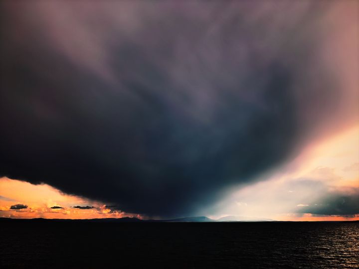 <p>One of the most stunning storm clouds I’ve ever seen. </p>