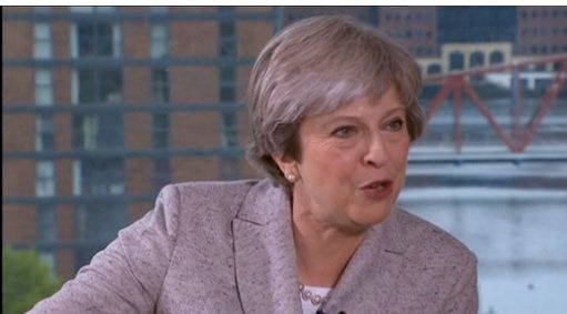 Theresa May on the BBC's Andrew Marr Show