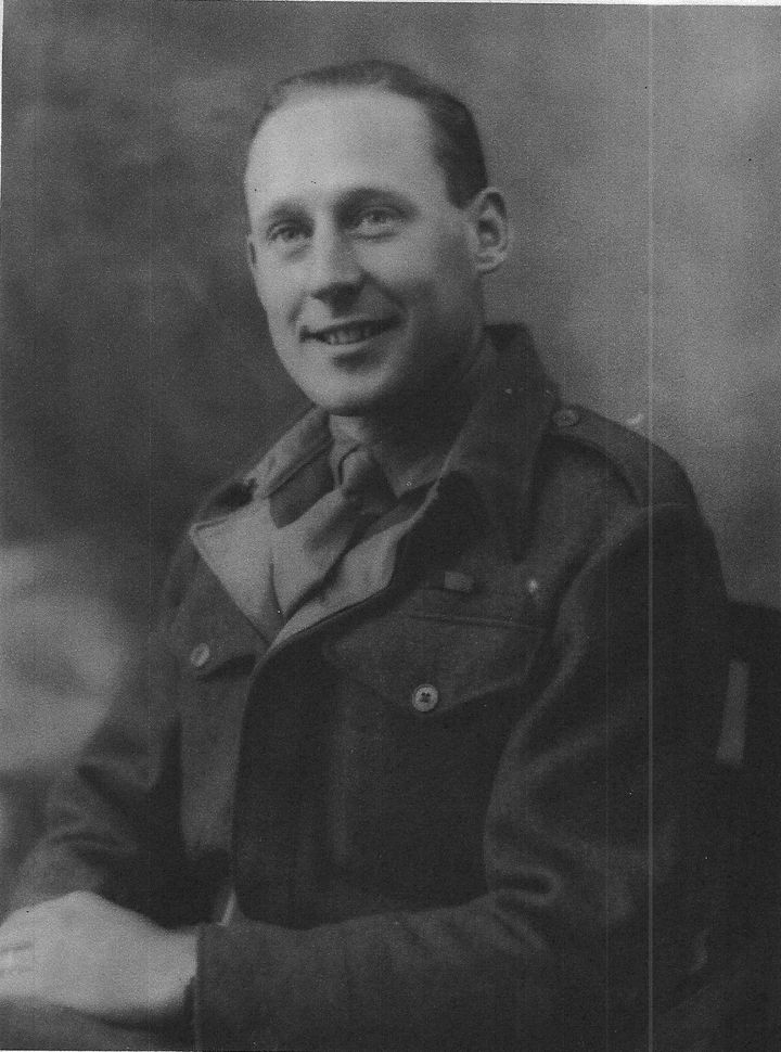 Ernest during his days in the Royal Engineers.