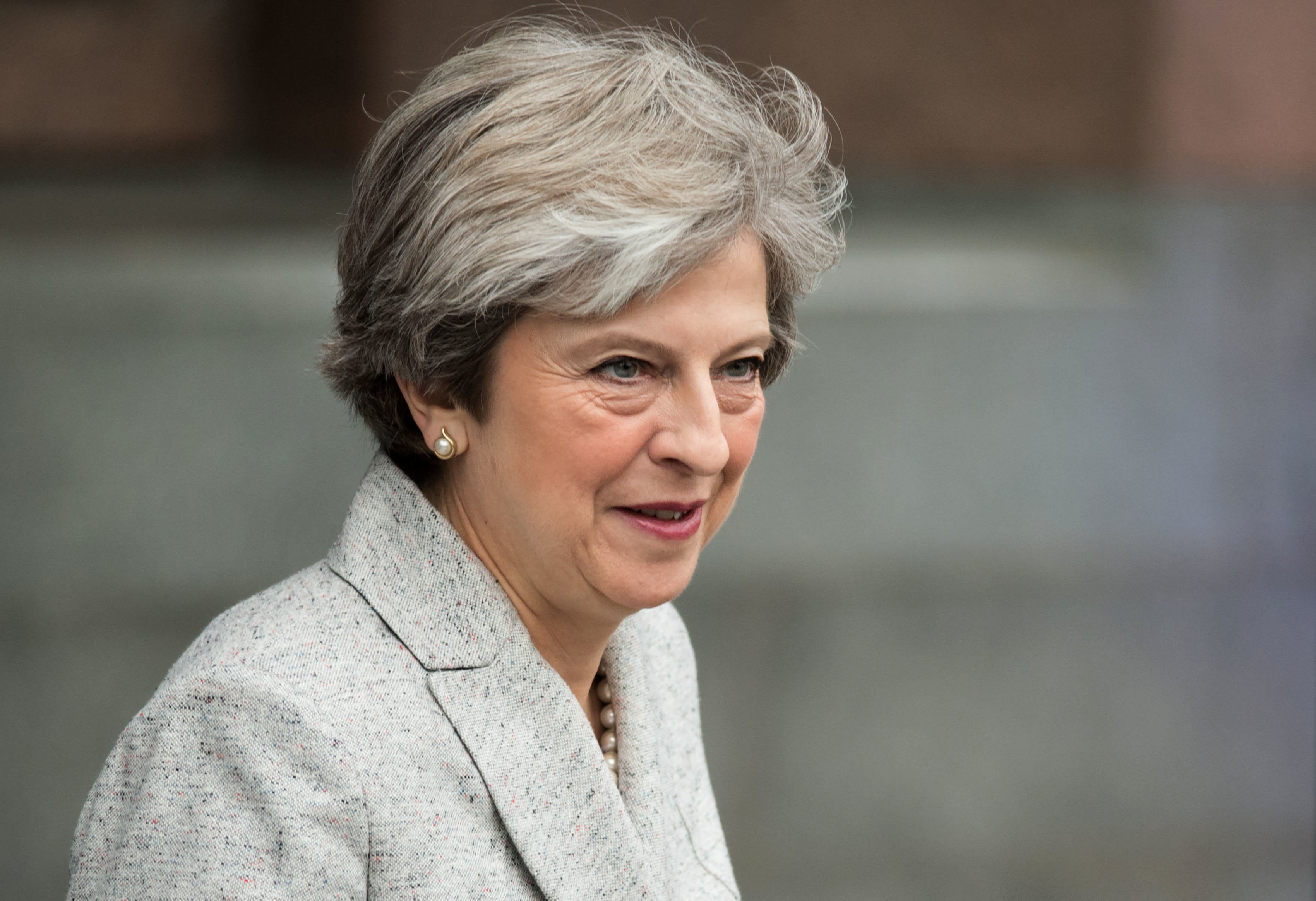 British PM May says foreign minister Johnson supports her Brexit plans
