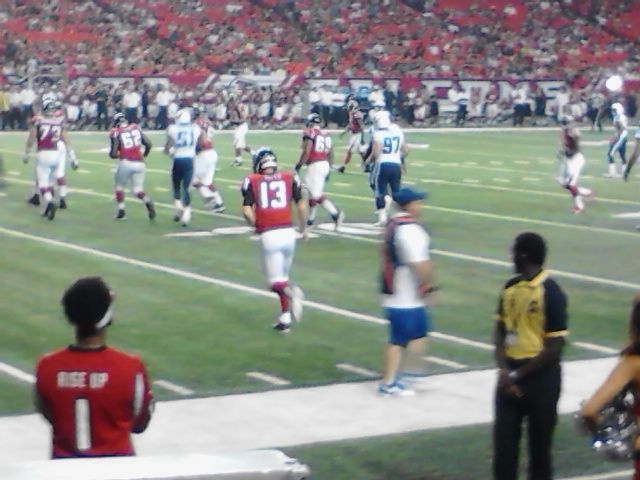 Game between the Atlanta Falcons and Tennessee Titans.