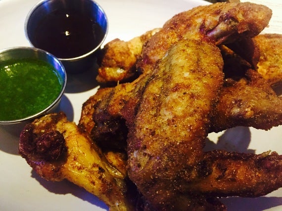 Tandoori-spiced chicken wings