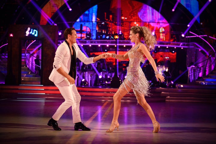 Brendan Cole and Charlotte Hawkins