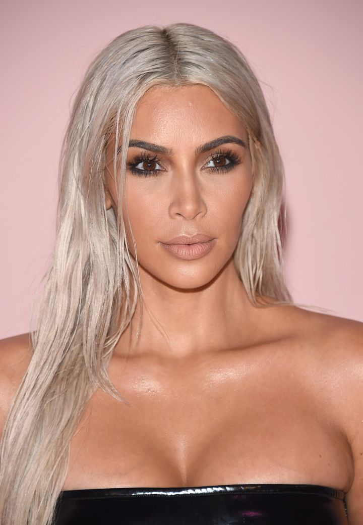 Kim Kardashian attends the Tom Ford fashion show during New York Fashion Week on Sept. 6 in New York City.