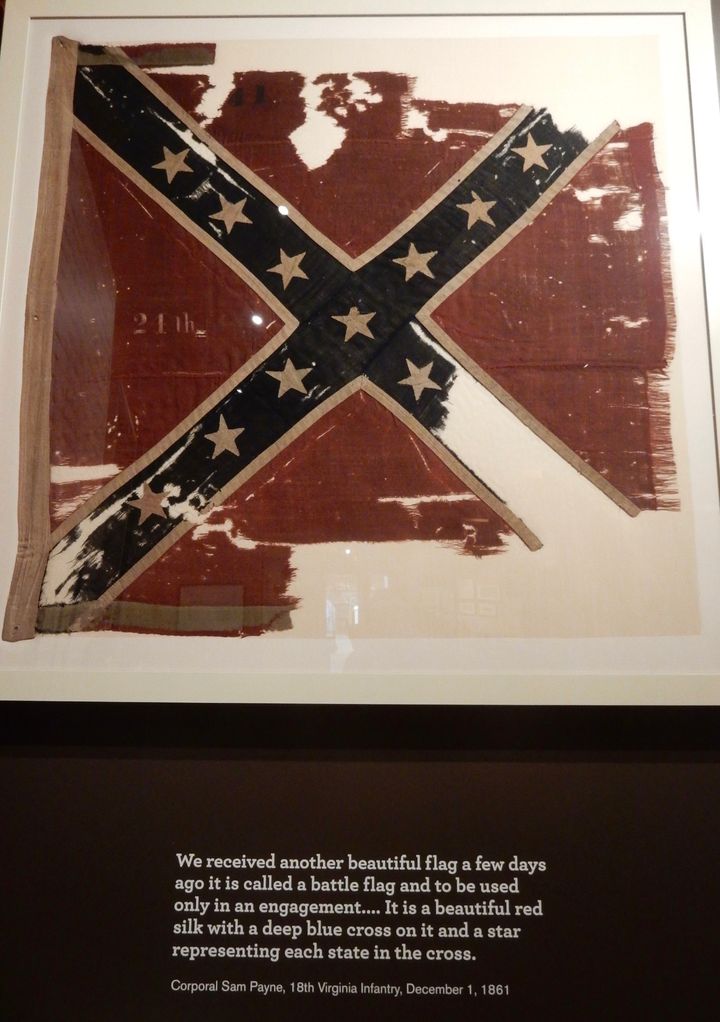 Confederate Battle Flag American Museum of Civil War, Appomattox VA