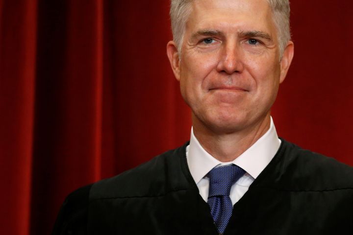 Supreme Court Justice Neil Gorsuch, the conservative picked for the post by President Donald Trump.