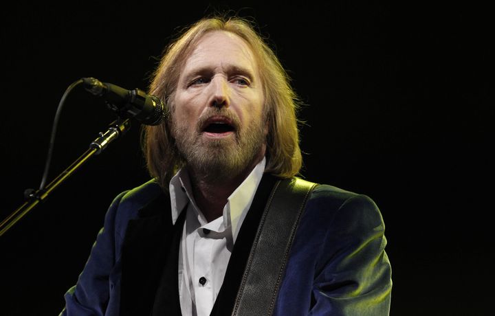 Tom Petty and the Heartbreakers perform on the Big Top stage at the Isle of Wight Festival.