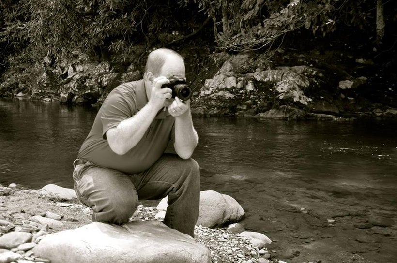 Steve Tweed with his camera
