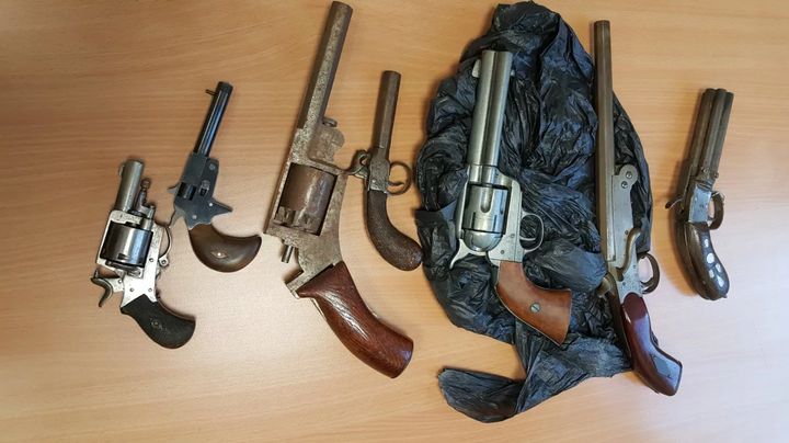 Guns handed in to the Met during the gun amnesty in February