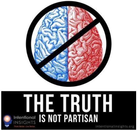 Image highlighting that the truth is not partisan (Created by Lexie Holliday for <a rel="nofollow" href="http://intentionalin