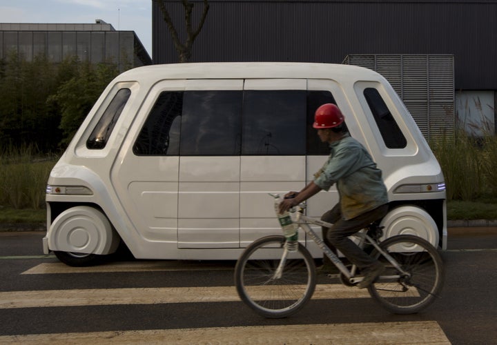 <strong>Leadsom said driverless cars were only "a few years away" in the UK.</strong>