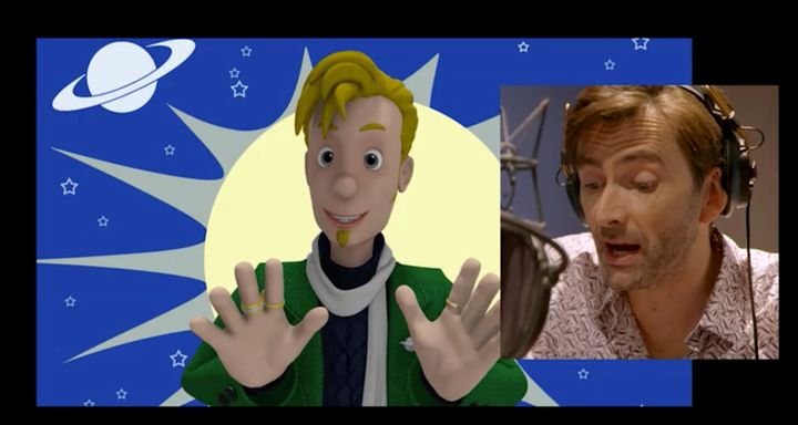 David plays Buck Douglas in the animated film