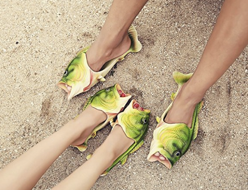 These Nightmarish Slippers Will Make You Feel Like A Fish Out Of Water HuffPost Life