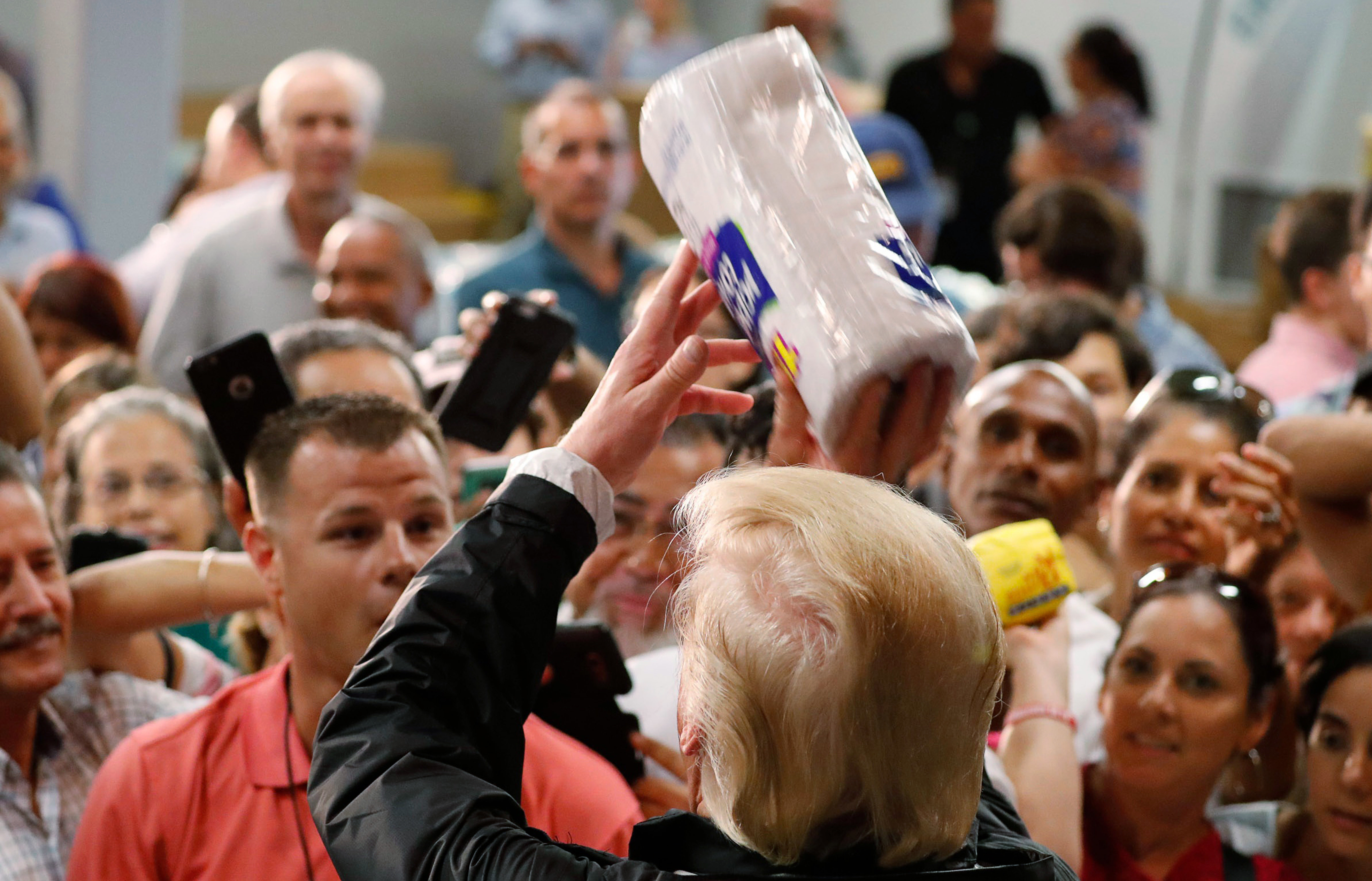 Donald Trump Helps Suffering Puerto Ricans By Throwing Paper Towels At ...