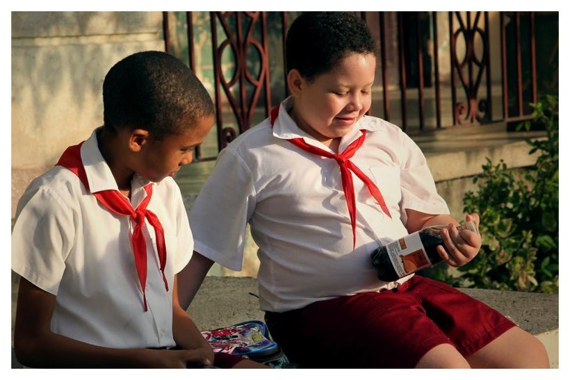 Reynaldo Guanche and Raúl Pomares in a scene from <strong><em>Esteban</em></strong>