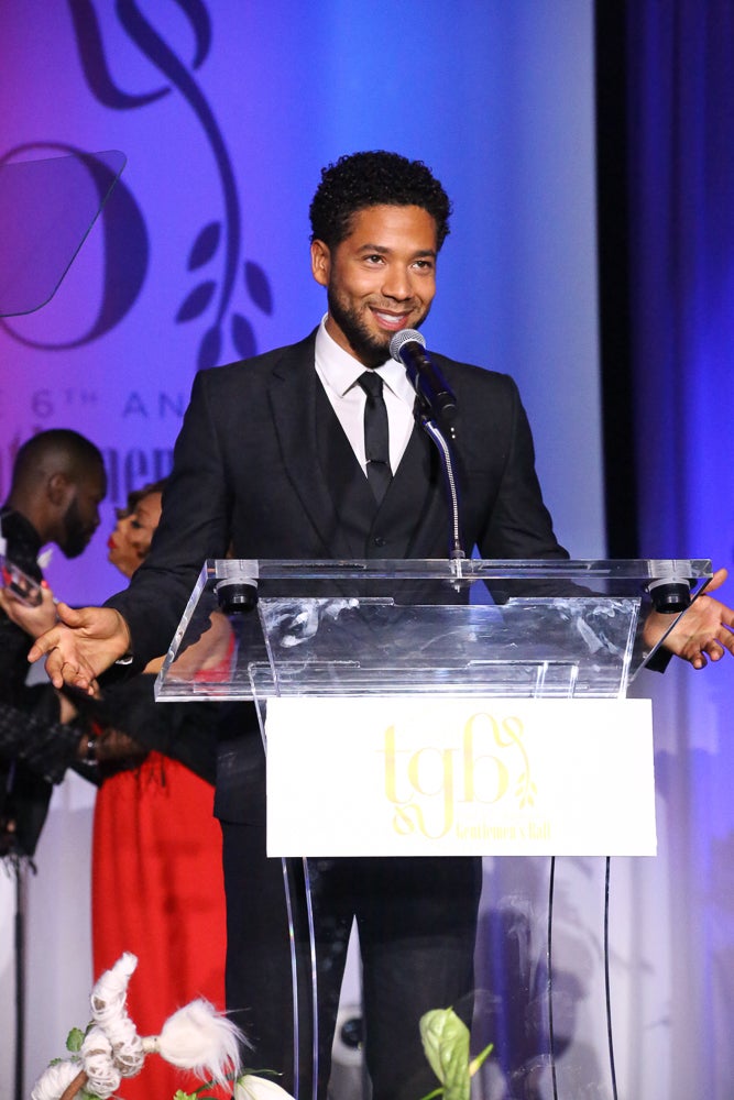 Star of Fox TV’s hit series “Empire,” Mr. Jussie Smollett presents The Gentlemen of The Year Award