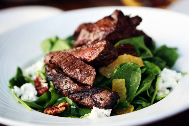 Red meat and spinach can help boost your iron count.