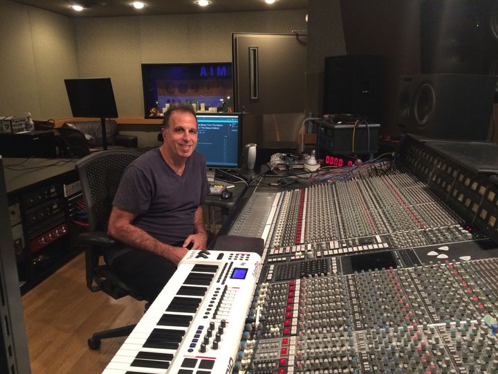Composer Ira Antelis in his Chicago studio, where he produced 60.life.