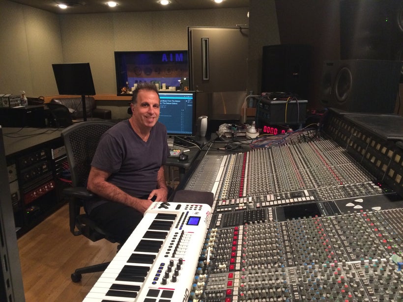Composer Ira Antelis in his Chicago studio, where he produced 60.life.