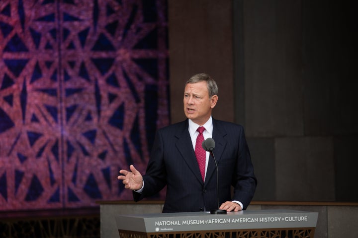 Chief Justice John Roberts expressed concern over the institutional reputation of the Supreme Court during oral arguments in