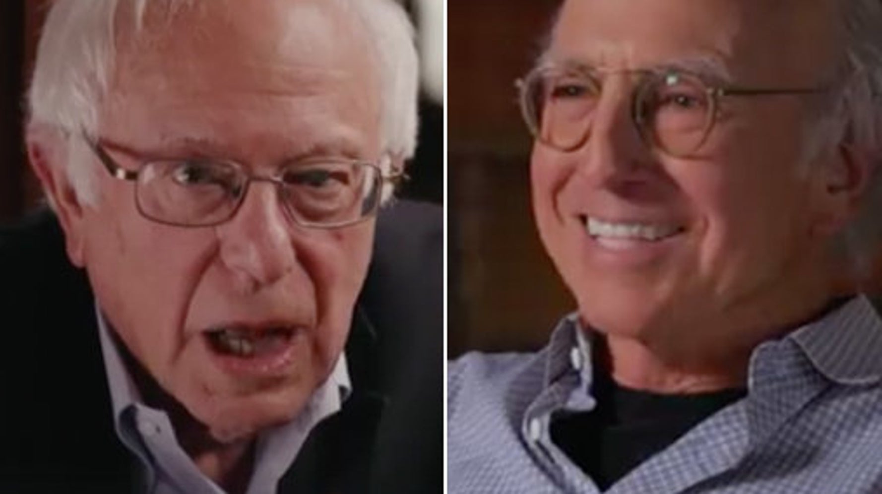 The Moment Bernie Sanders And Larry David Find Out They're Related Is
