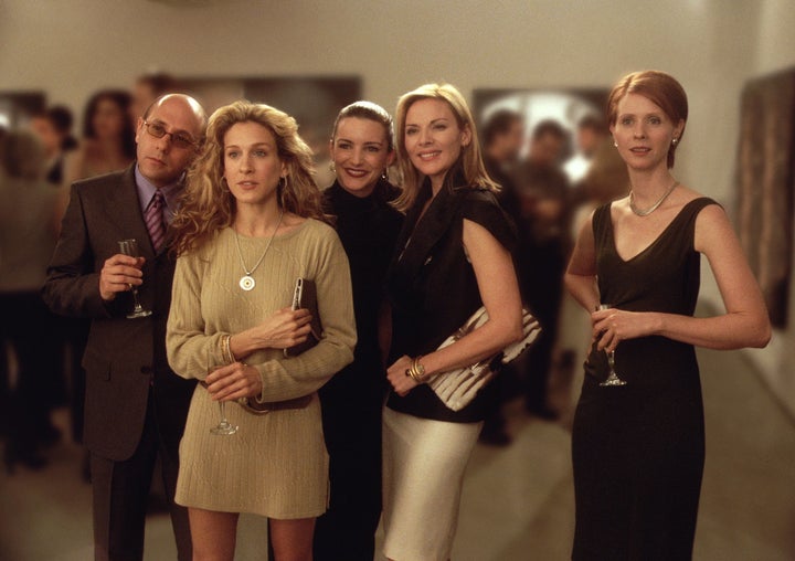  Willie Garson, Sarah Jessica Parker, Kristian Davis, Kim Cattrall and Cynthia Nixon in "Sex and the City".