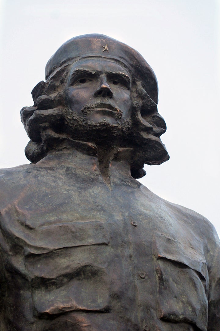 The statue of Guevara, unveiled in his hometown of Rosario, Argentina, in 2008 was made from 75,000 melted keys donated by supporters from around the world