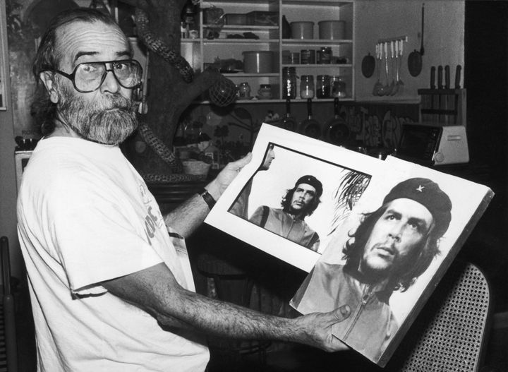 The iconic picture of Ernesto ‘Che’ Guevara, taken by Alberto Korda (pictured), who died in 2001 