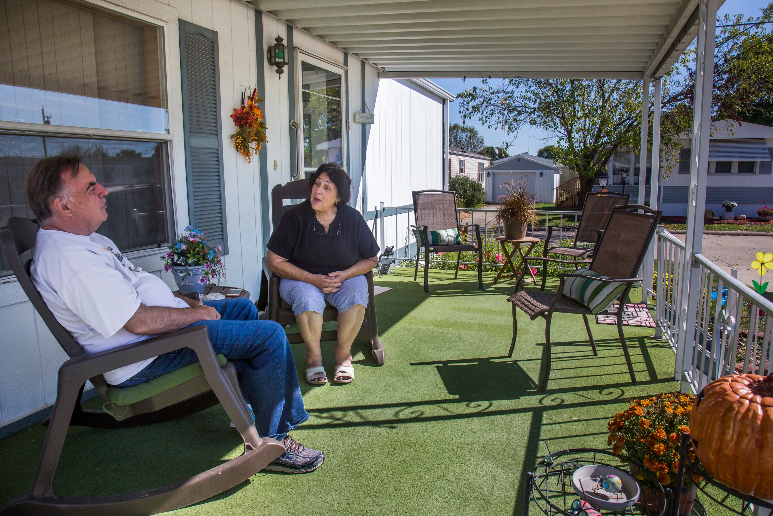 Anne Scherer enjoys making memories with Alan, including singing on their porch. Anne says that even if Alan won't remember t