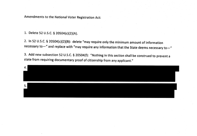 Kris Kobach Proposed Weakening Key Federal Voting Protections In Trump