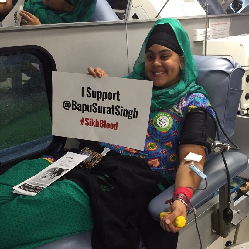 post your donation photo on social media using #SikhBlood and tag <a rel="nofollow" href="https://twitter.com/bapusuratsingh"