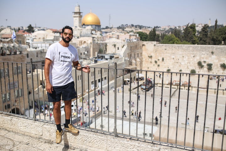 <p>Manolo López in Jerusalem. July 2017</p>