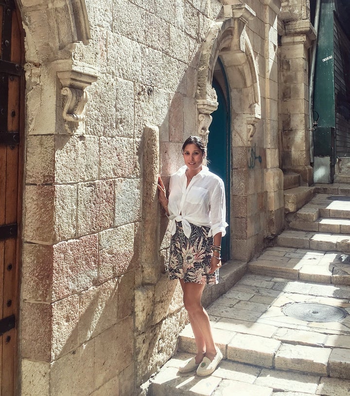 Veronica Juarez in Jerusalem. July 2017 