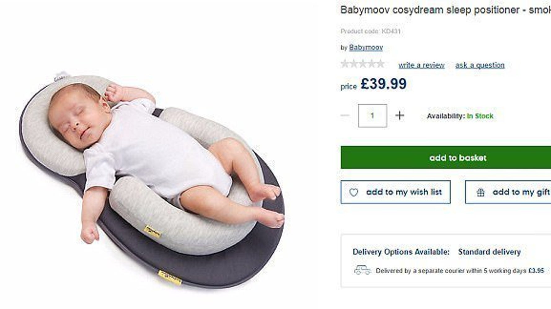 Mothercare And Tesco Ban Baby Sleep Positioners After Fda Warns About Risk Of Suffocation And Death Huffpost Uk Parents Mothercare And Tesco Ban Baby Sleep Positioners After Fda Warns About Risk Of Suffocation And Death Huffpost Uk Parents