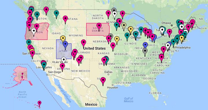 Places that have abolished Columbus Day in favor of Indigenous Peoples Day. Click here to see map.
