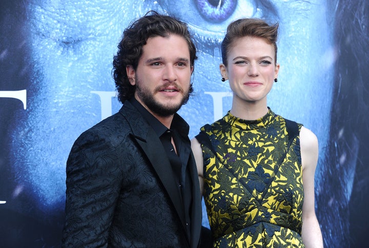 The couple at the "GoT" season seven premiere. 